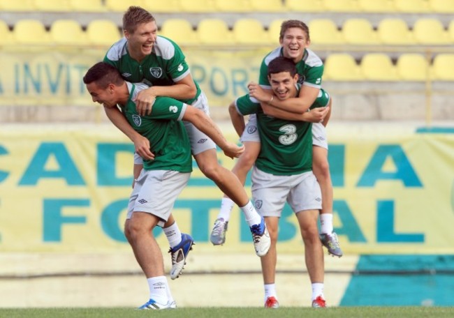 Derrick Williams, Jeff Hendrick, John Egan and Sean Murray