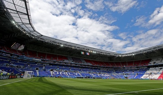 A view of the stadium ahead of the game