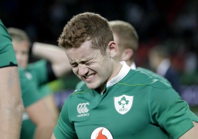 Paddy Jackson dejected