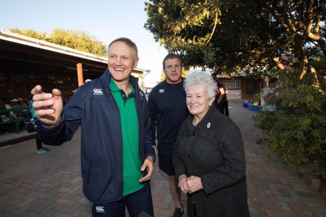 Joe Schmidt with Ethel Normoyle