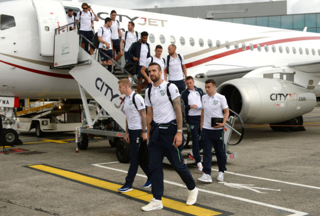 Republic of Ireland Team Return from UEFA Euro 2016