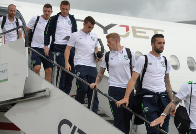 Republic of Ireland Team Return from UEFA Euro 2016