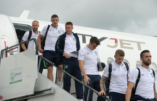 Republic of Ireland Team Return from UEFA Euro 2016