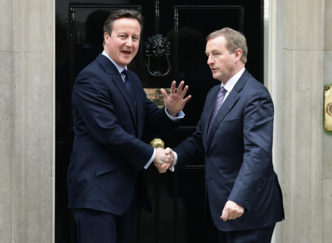 Enda Kenny visit to Downing Street