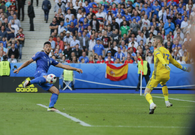 Soccer Euro 2016 Italy Spain