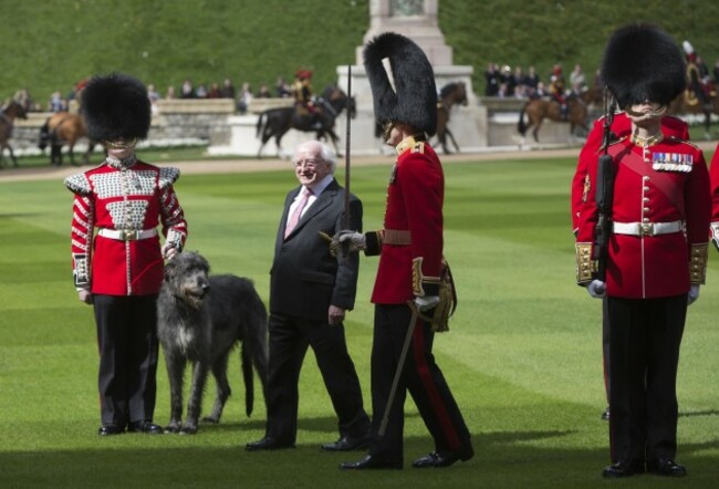 President Higgins state visit to Britain - Day Two