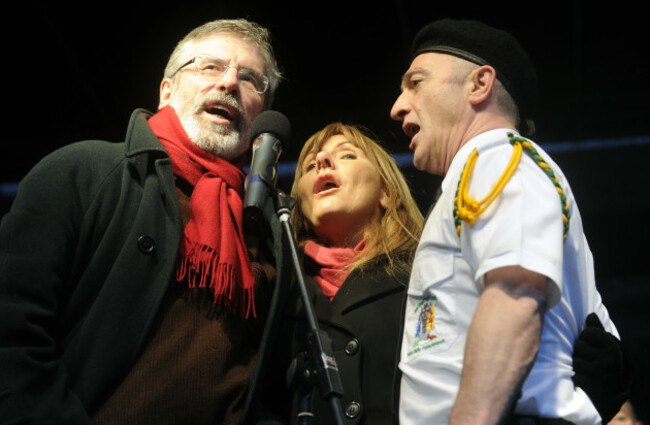 30/1/2011. Bloody Sunday Commemorations Protests