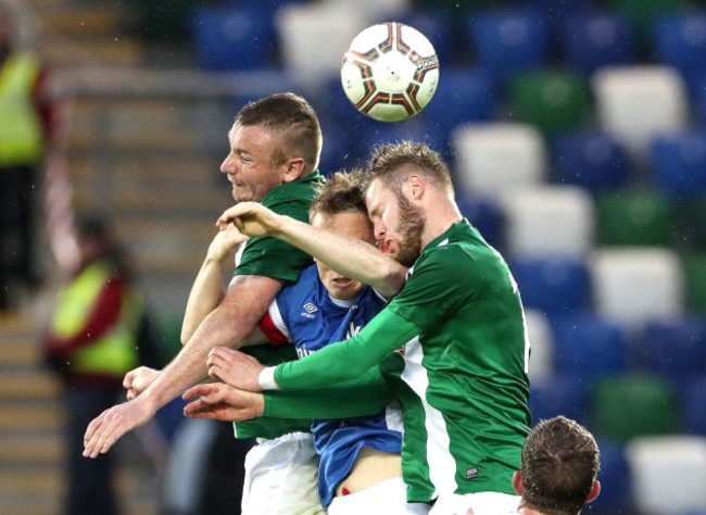 Aaron Burns with Kenny Browne and Kevin O&rsquo;Connor