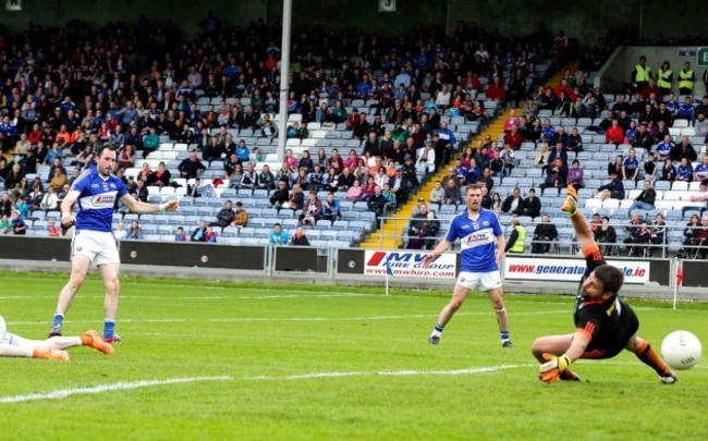 Conor Meredith scores a goal