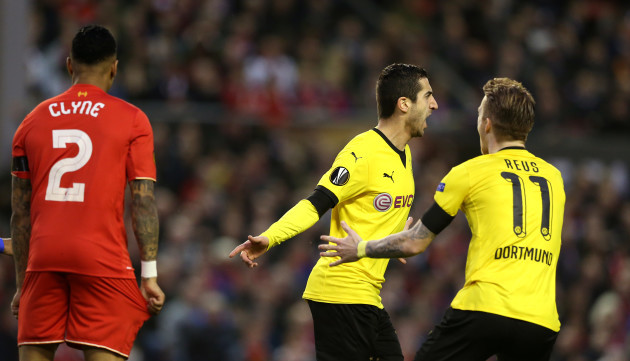 Liverpool v Borussia Dortmund - UEFA Europa League - Quarter Final - Second Leg - Anfield