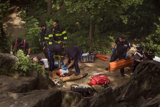 Central Park Man Injured