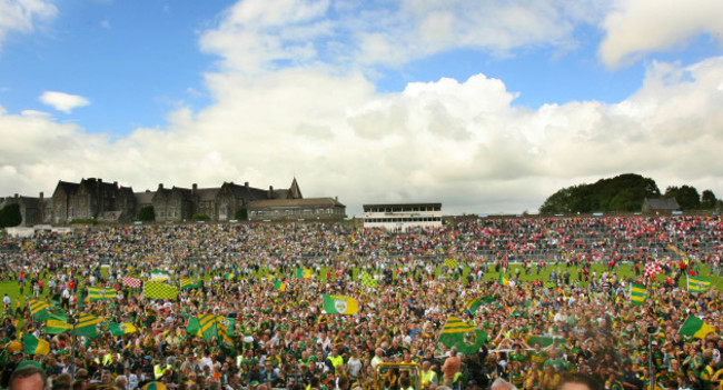 General view of the Kerry fans