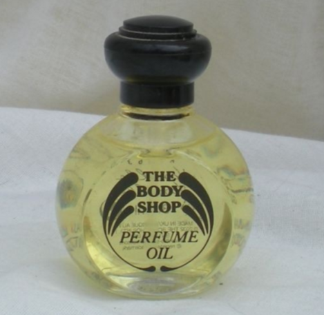 Body shop 2024 perfume oil 90s