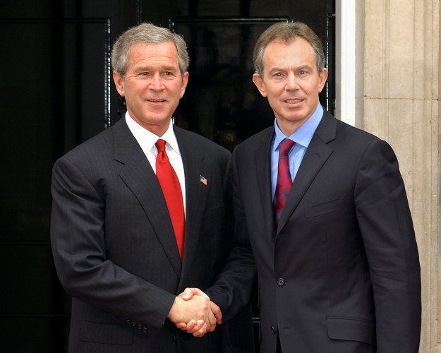 US President George Bush Visits UK