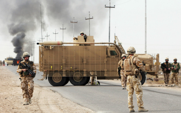 Mideast Iraq British Troops