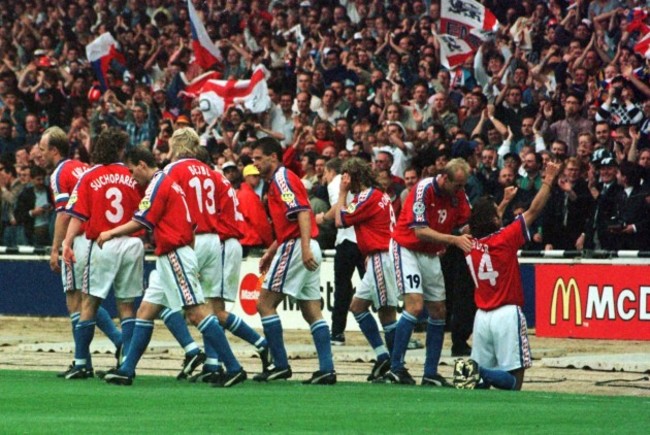 Euro 96 final Berger celeb