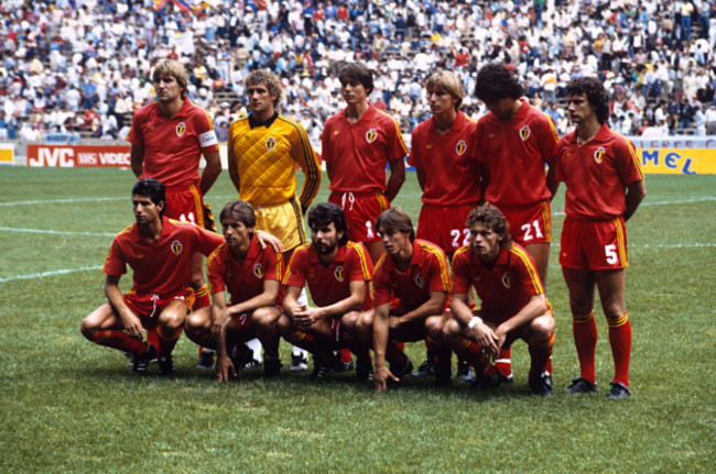 Soccer - World Cup Mexico 1986 - Semi Final - Argentina v Belgium - Azteca Stadium