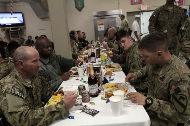 Afghanistan US Troops Christmas