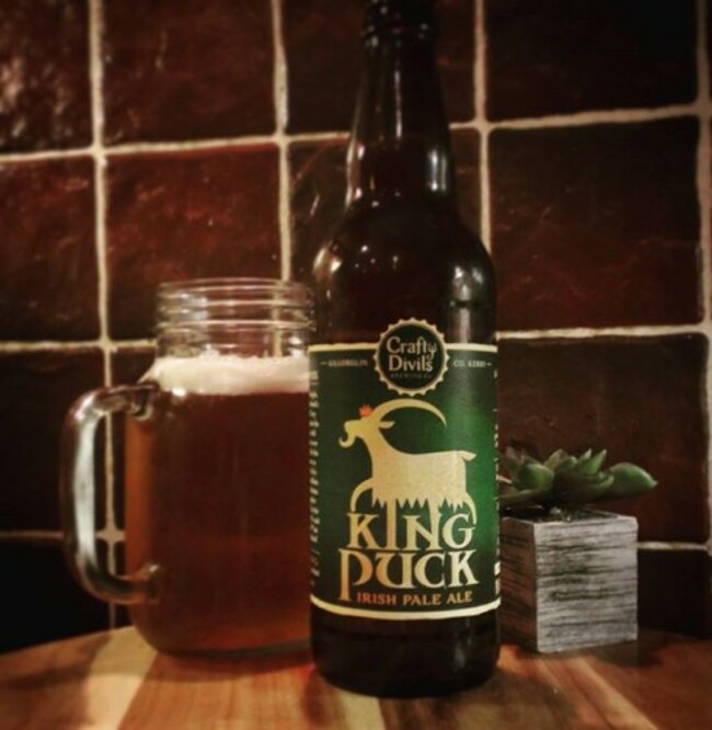 Absolutely loved this Irish Pale Ale from Kerry. Already looking forward to my next King Puck. Seriously great beer! #irishpaleale #thebeardymancraftbeer #paleale #craftydevils #kingpuck #puckfair #kerry #dryhopped