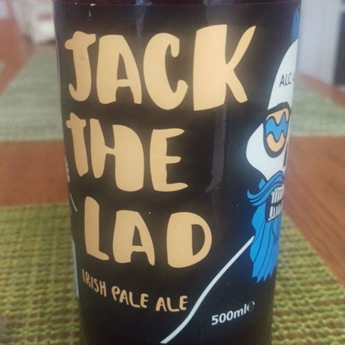Jack The Lad (4.5%), a malty IPA from the Reel Deel Brewery in Mayo