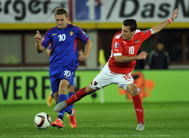 Austria Moldova Euro Soccer