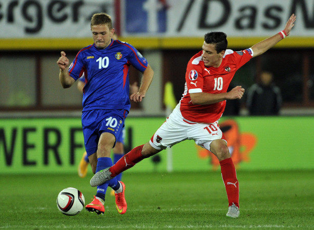 Austria Moldova Euro Soccer