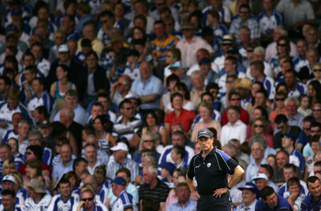 Justin McCarthy looks on in the closing stages of the game