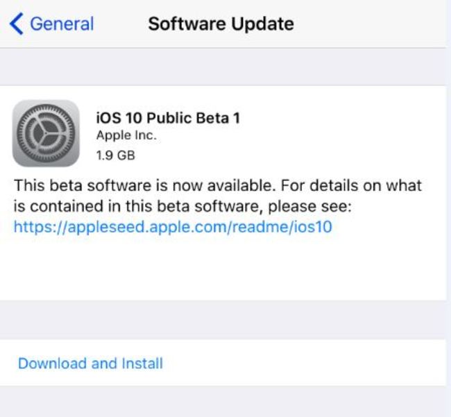 software update