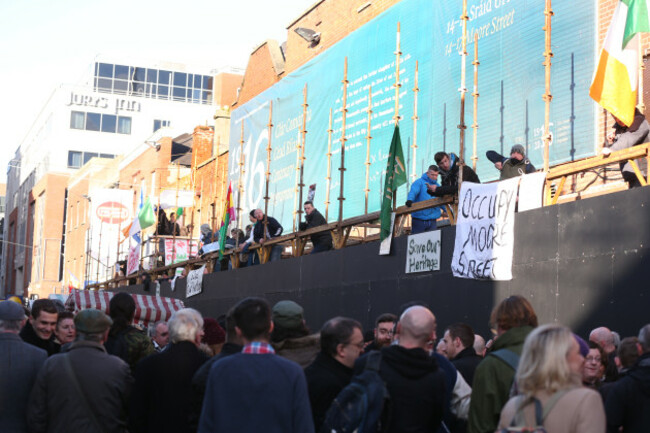 8/1/2016.Some of the protesters that have occupied