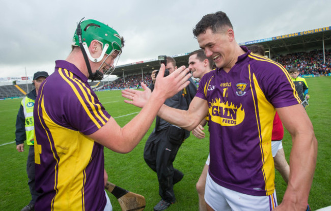 Conor McDonald and Lee Chin celebrate