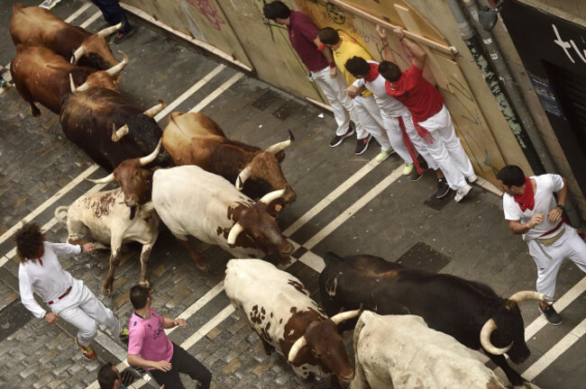 Spain Running of the Bulls