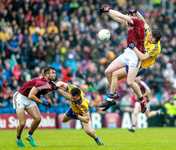 Paul Conroy and Thomas Flynn with Niall Daly and Cathal Compton