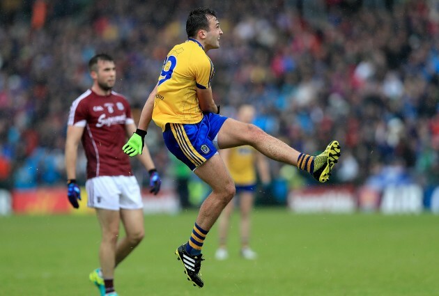 Donie Smith kicks the final point of the game to send the Connacht Final to a replay