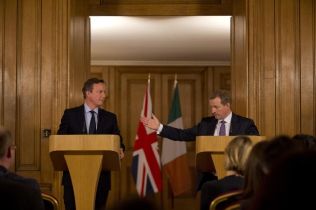 Enda Kenny visit to Downing Street