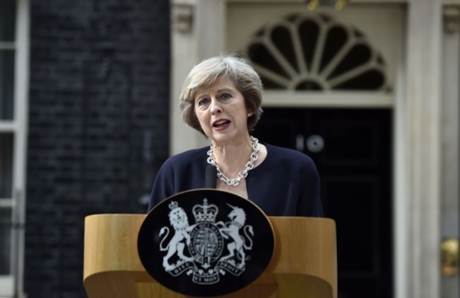 Theresa May becomes PM