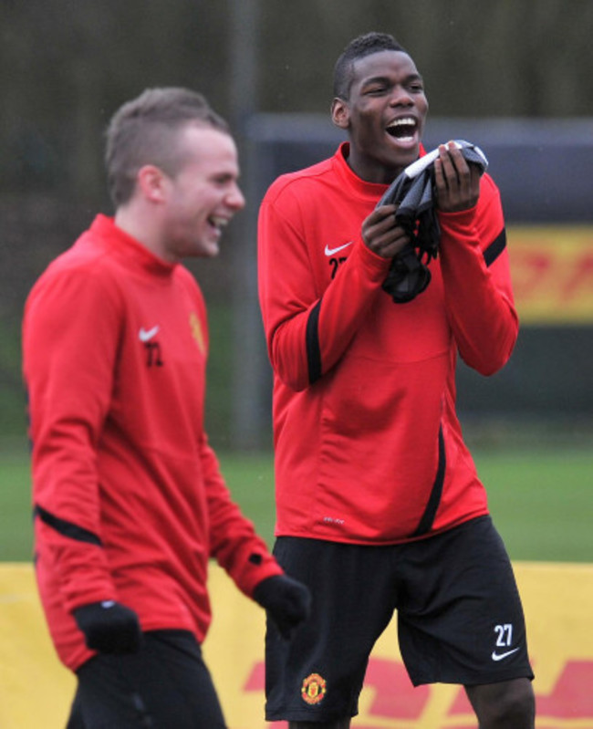 Soccer - UEFA Europa League - Round of 32 - First Leg - Manchester Utd v Ajax - Manchester United Training Session - Carrington Training Centre