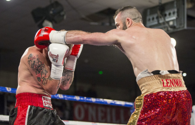 Stephen Ormond in action against Jacek Wylezol