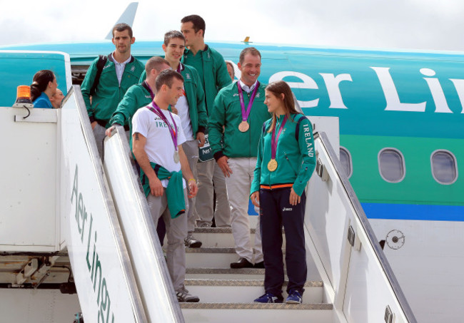 John Joe Nevin, Paddy Barnes, Michael Conlan, Cian O'Connor and Katie Taylor