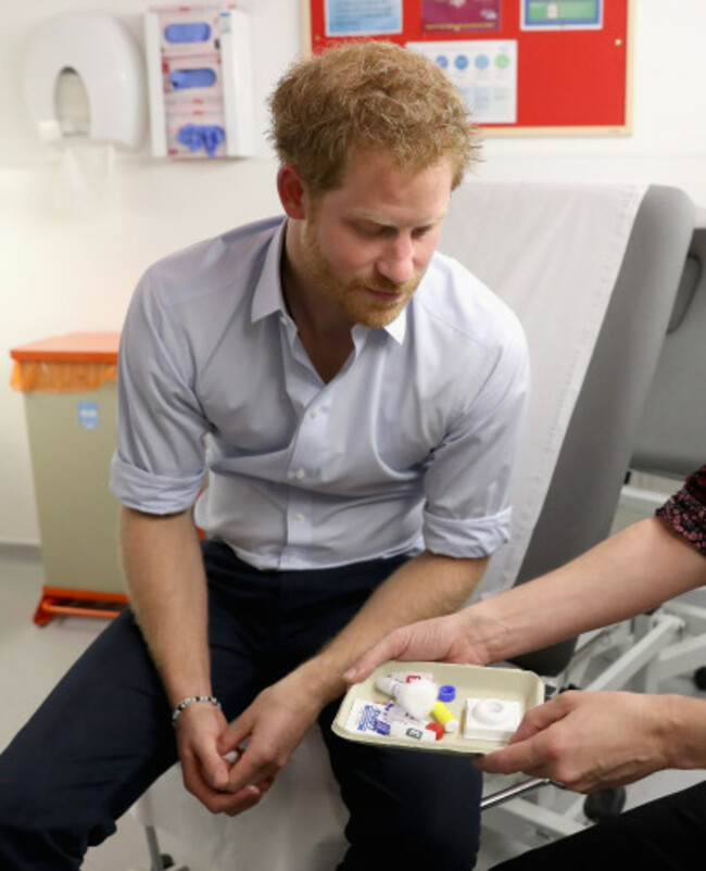 Prince Harry promotes HIV testing