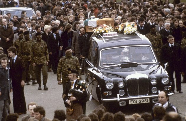 IRA Hunger Strike 1981: Bobby Sands funeral