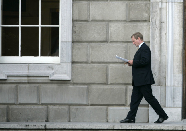 File Photo: Counting the Numbers. Present challenge no big deal for Enda who has been through it all before. End.