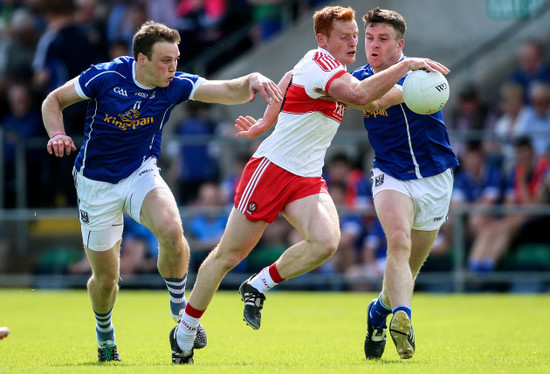 Gearoid McKiernan and Tomas Corr with Conor McAtamney