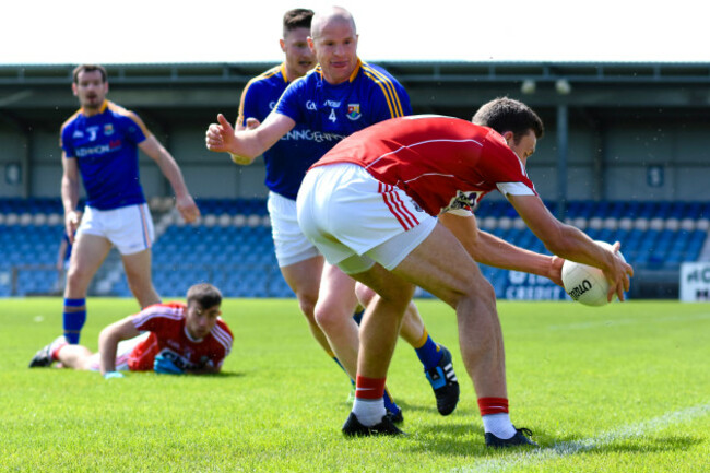 Mark Collins with Michael Quinn and Dermot Brady