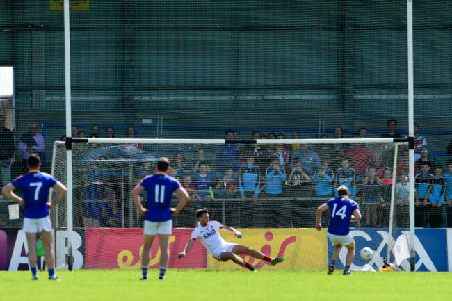 Brian Kavanagh scores a penalty