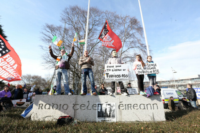 07/03/2015. water protest - RTE . Pictured Water p