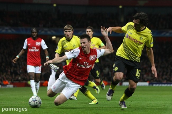 Soccer - UEFA Champions League - Group F - Arsenal v Borussia Dortmund - Emirates Stadium