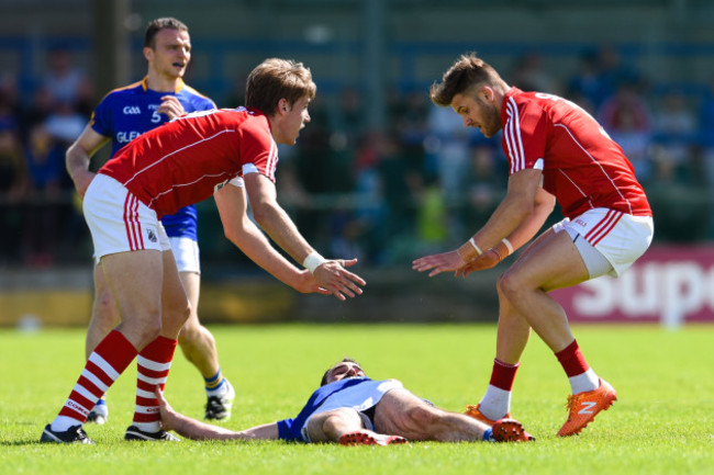 Diarmuid Masterson with Ian Maguire and Eoin Cadogan