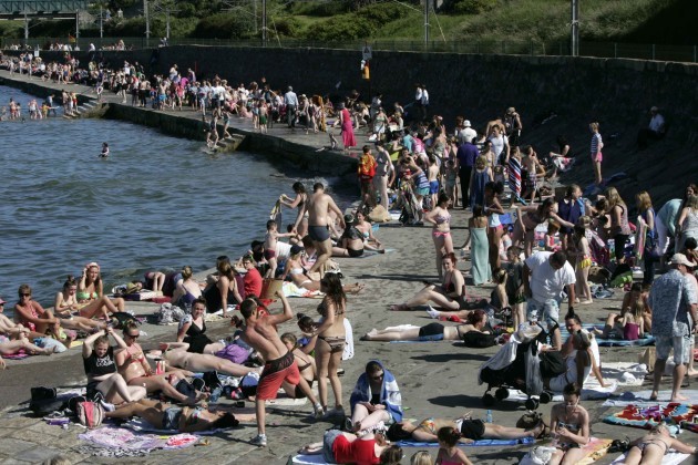 File Photo: SeaPoint Beach in Dun Laoghaire/Rathdown, retained its Blue Flag status for 2016.