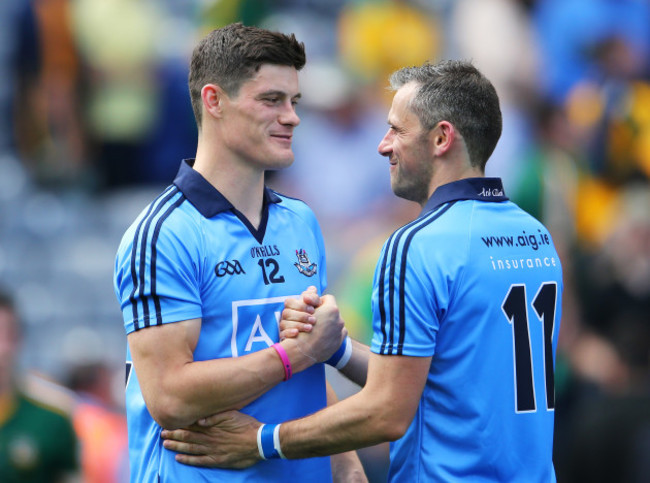 Diarmuid Connolly and Alan Brogan