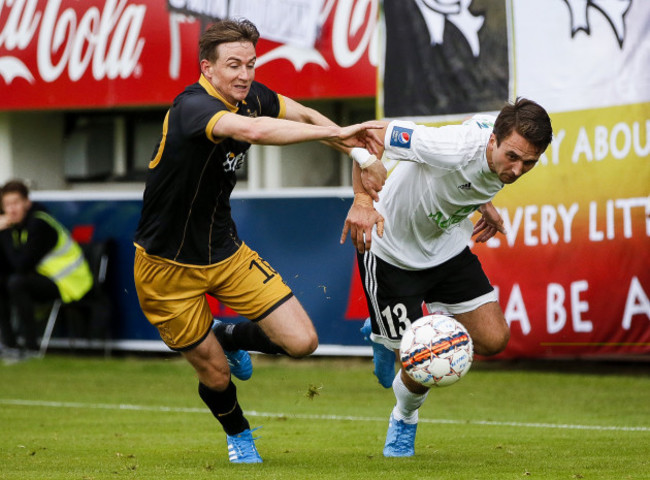 Ronan Finn with Bjarni &THORN;&oacute;r Vi&eth;arsson